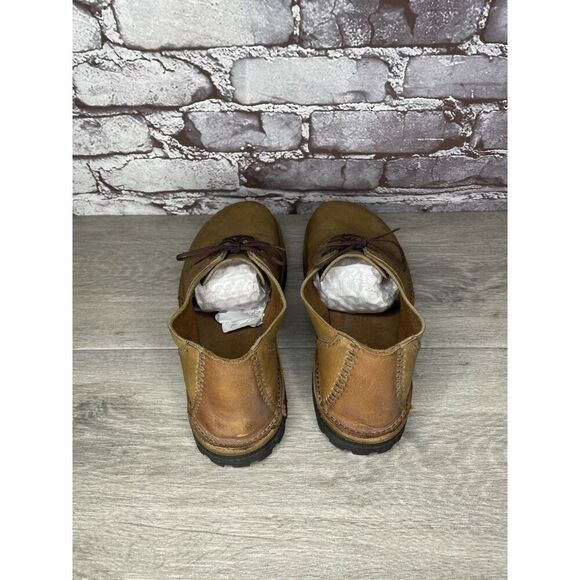 JF Vibram Brown Leather Casual Lace Up Oxfords Shoes Women Sz 8.5M US/39EU - Picture 6 of 16